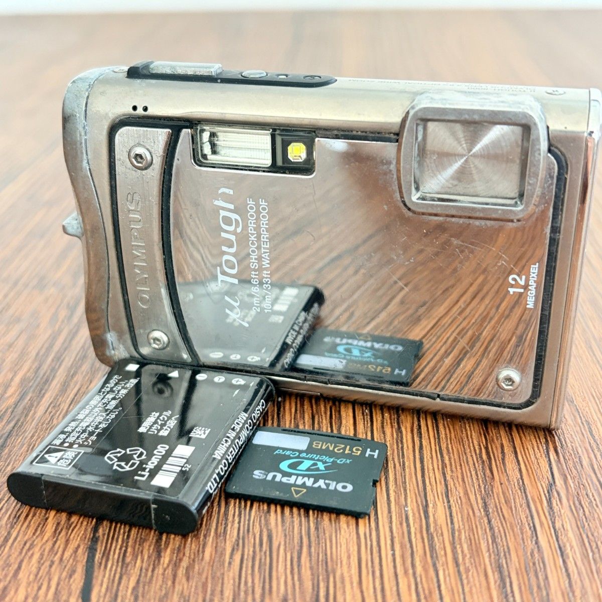 可动商品 OLYMPUS 奥林巴斯 μ-8000 米欧 耐用型 便携数码相机 数码相机 便携机 银色