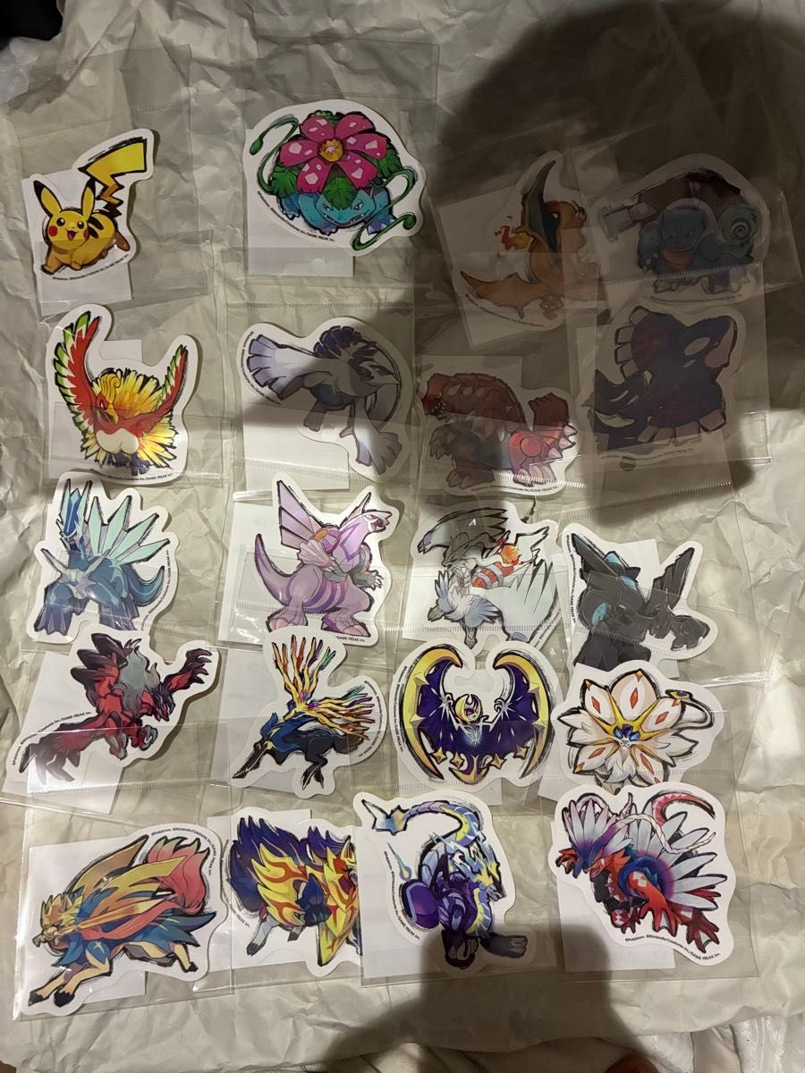 【新品】宝可梦贴纸 传说宝可梦 18枚套装 日本桥&八重洲传说研究
