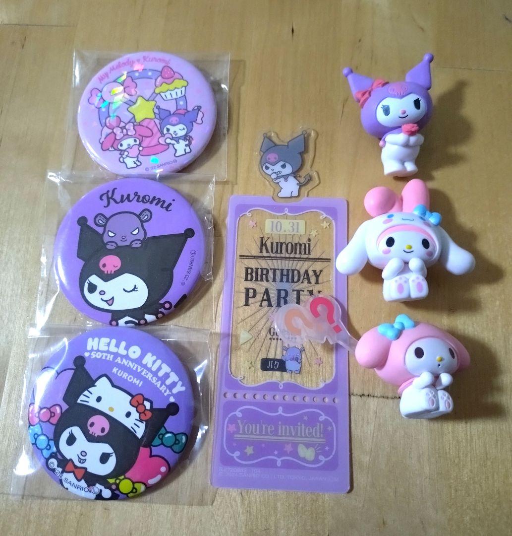 Sanrio Chlo Mi Melody Goods Set Can Badge Figure