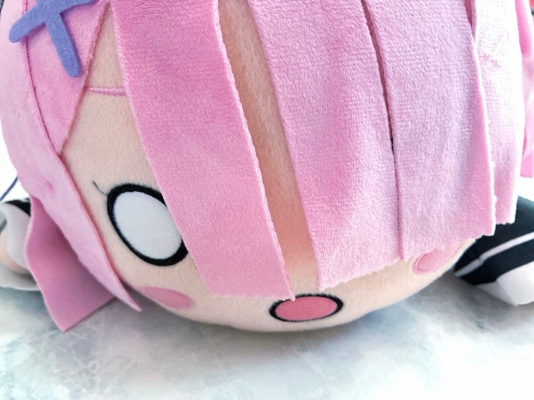 Re:从零开始的异世界生活 巨型躺卧毛绒玩具 拉姆 带标签 奖品