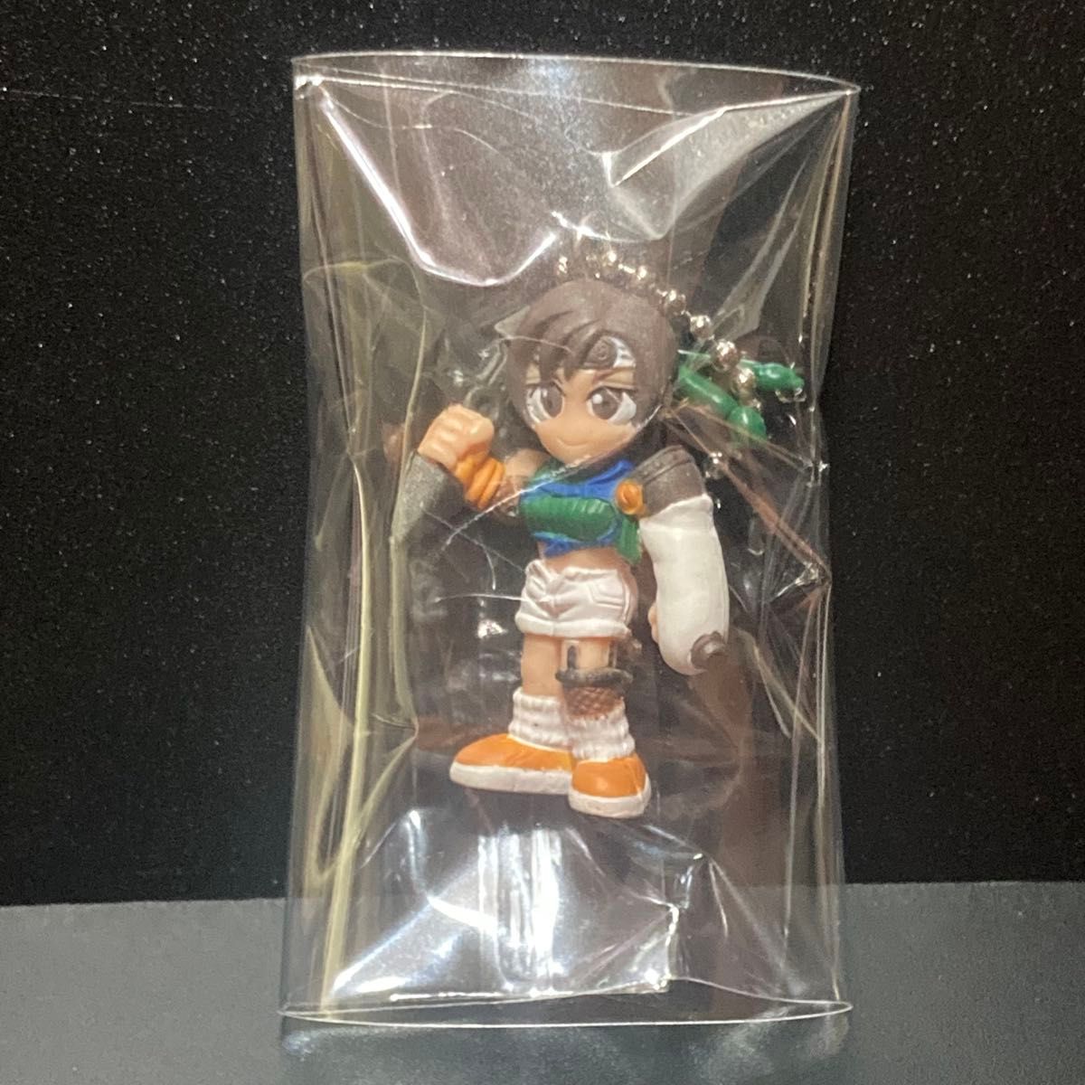 Non-sale item Yuffie Yu-Gi-Oh! Final Fantasy VII FF7 Full-color figure keychain retro vintage game prize rare