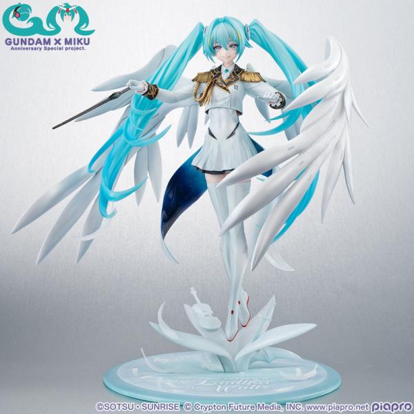 【限定销售】Lucrea机动战士高达45周年 × 初音未来初音未来 × 翼高达零EW (再售) [mega house] 【不能附带】《12月预约》
