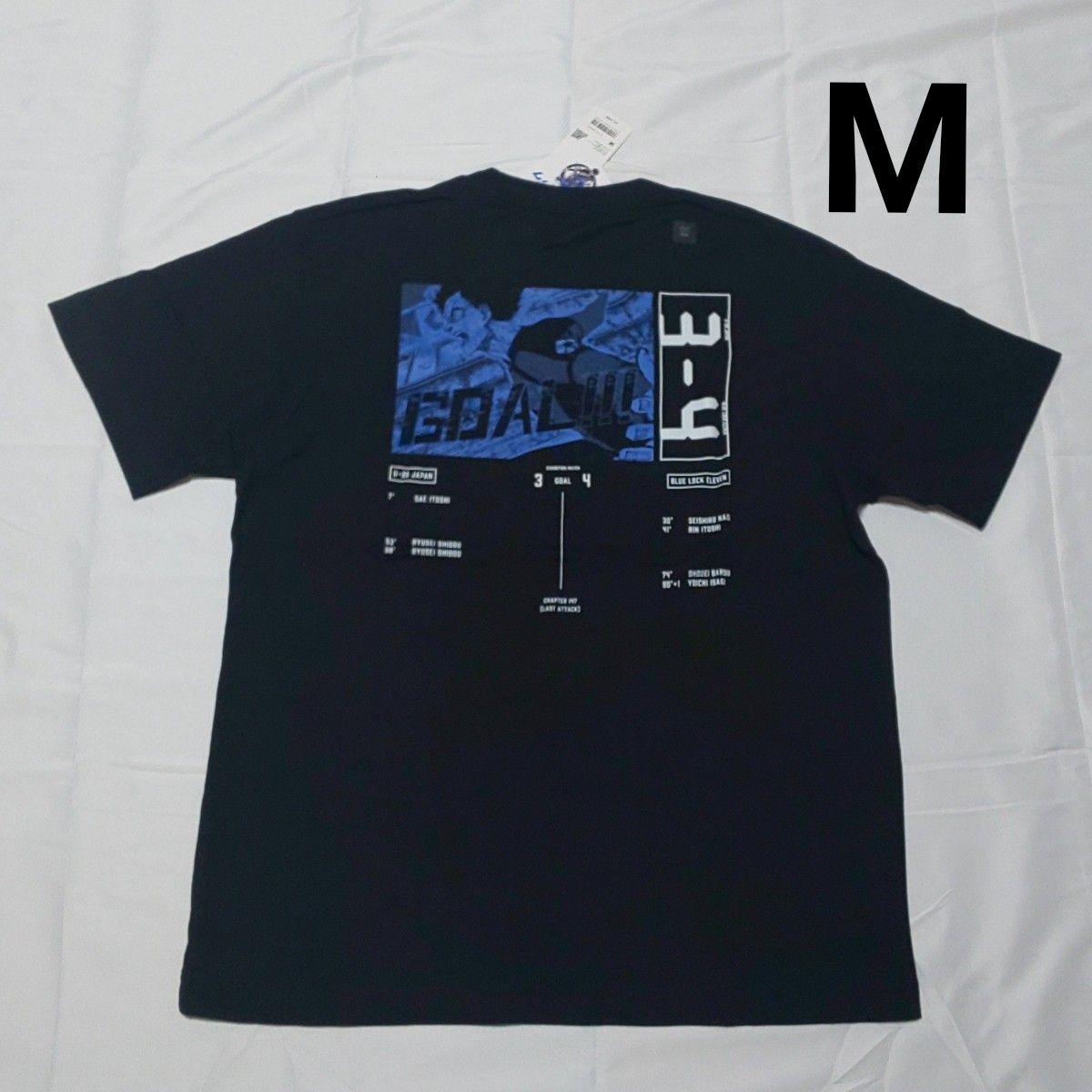 蓝色锁 UT 洁·世一 黑色M号 优衣库