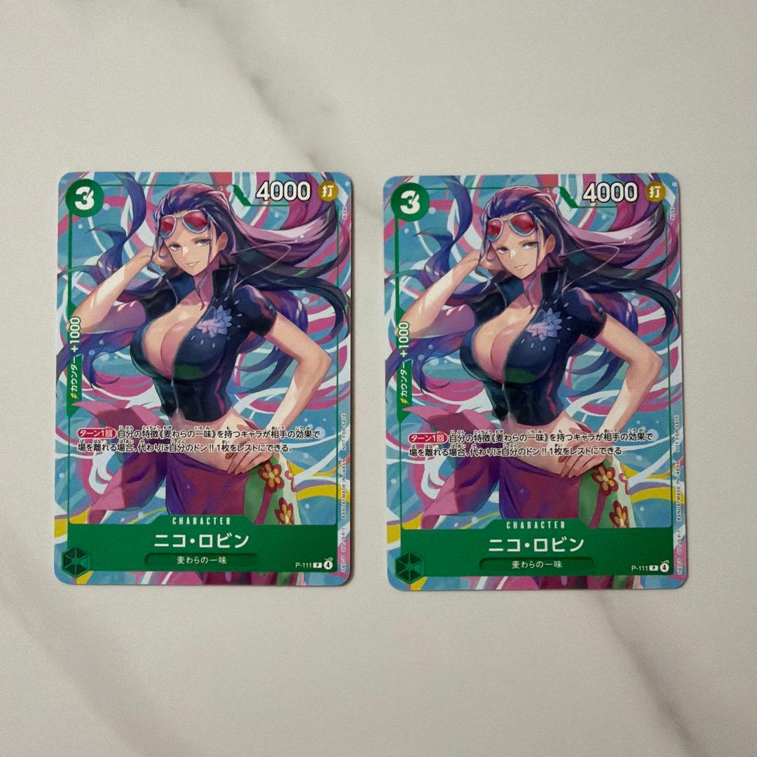 One Piece Card Nico Robin 2-Card Set