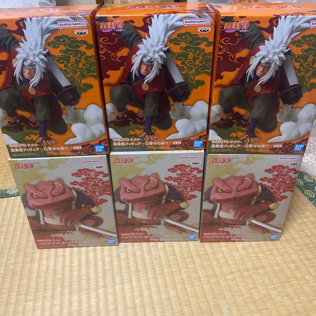 NARUTO Jiraiya Gamabunta Figure 6-Piece Set