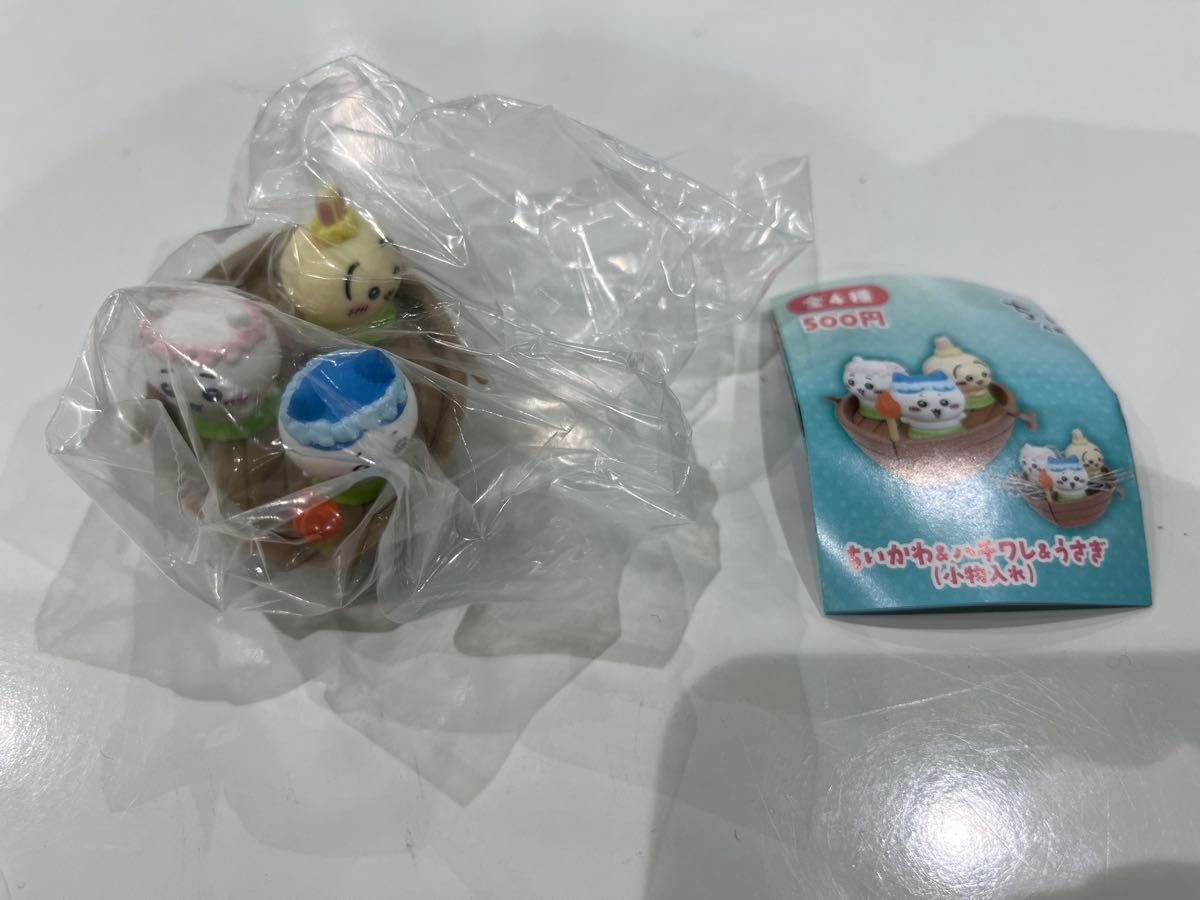 电影 吉伊卡哇 人鱼岛的秘密 桌面手办 吉伊卡哇 小八 兔子 船 收纳盒