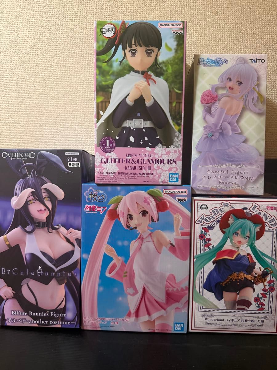 美少女prise figure 5点套装鬼灭之刃初音未来魔女之旅超载