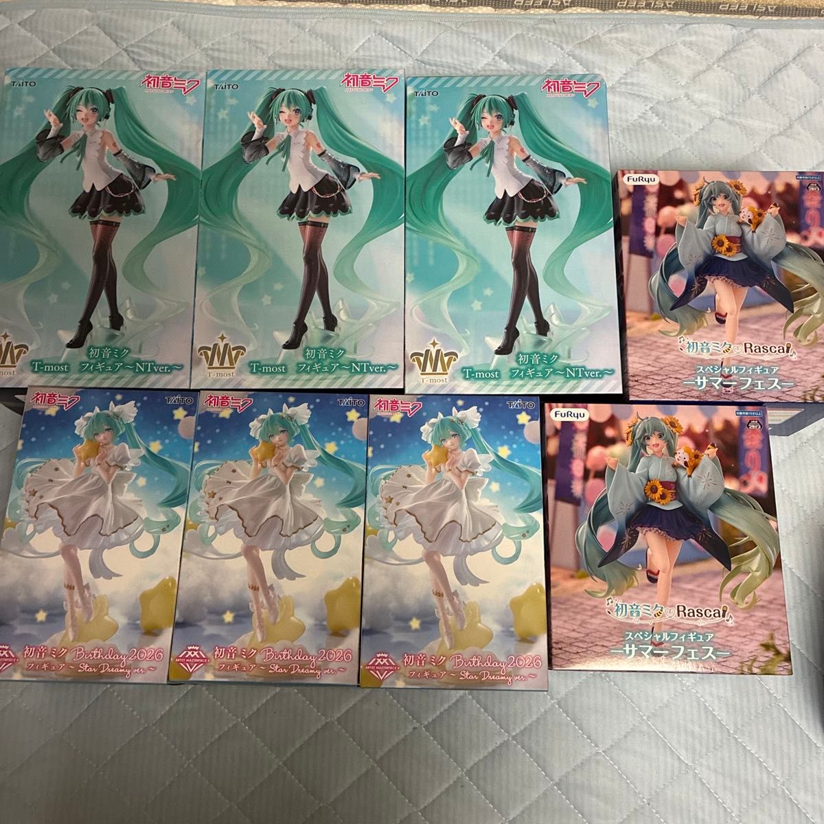 初音未来 手办 8件套 整体出售 T-most NT版 生日2026 夏季祭典