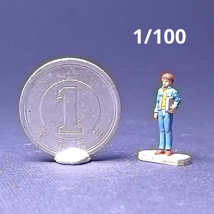 1/100 Amuro Ray Painted Completed Model