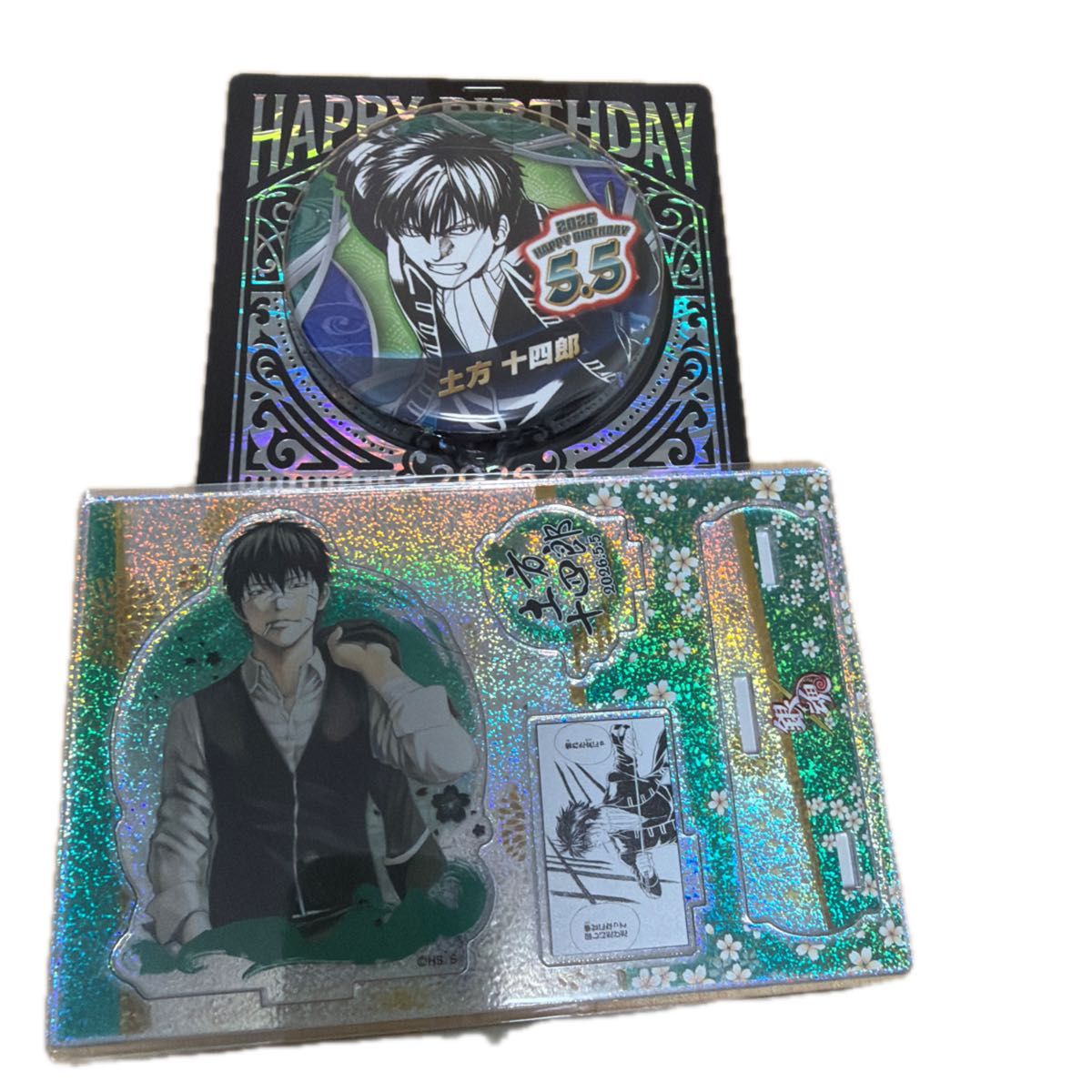 Gintama Hijikata Toushirou Birthday Can Badge Famous Scene Diorama Figure 2026