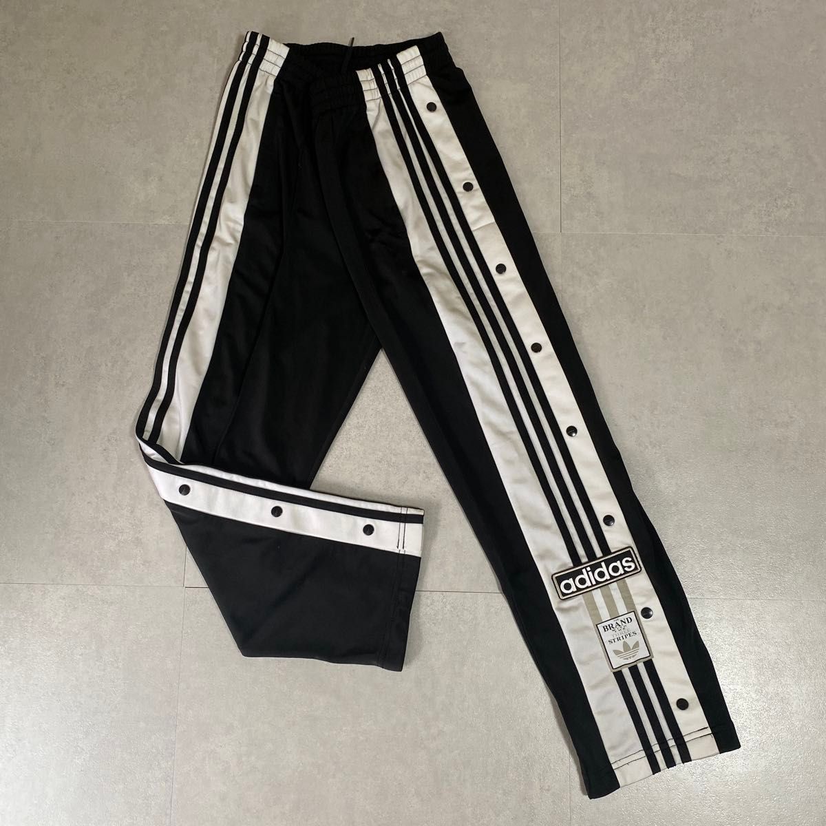 韩国限定 阿迪达斯 Adibreak 运动裤 Y2K 科技风 黑色 XS 黑色运动服 adidas Originals