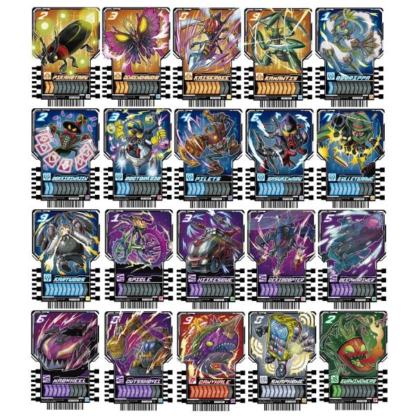 仮面ライダーガッチャード ライドケミートレカ PHASE:01 C コモン 20種類 セット