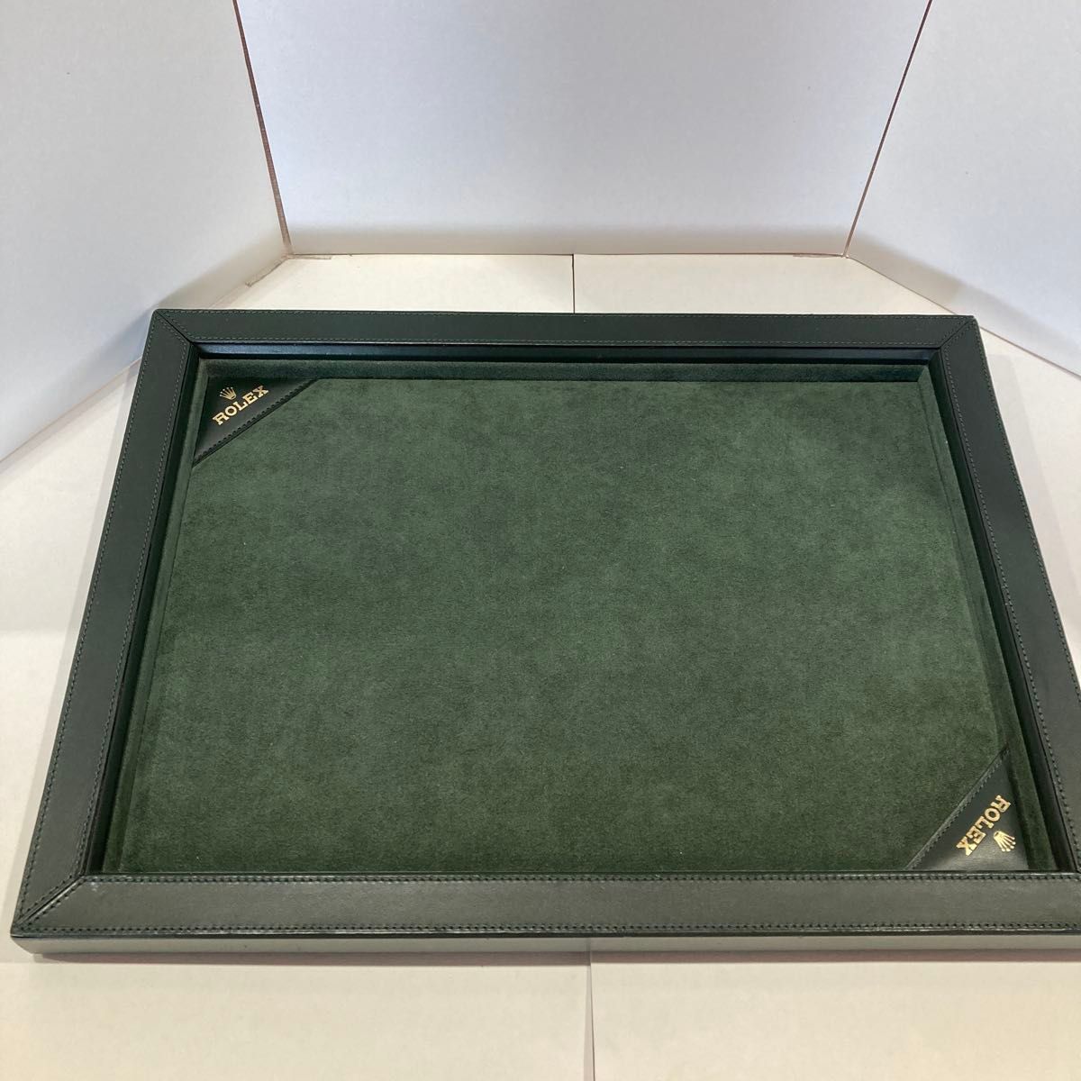 劳力士 罗莱克斯 展示托盘 珠宝托盘 绿色 非卖品,免运费