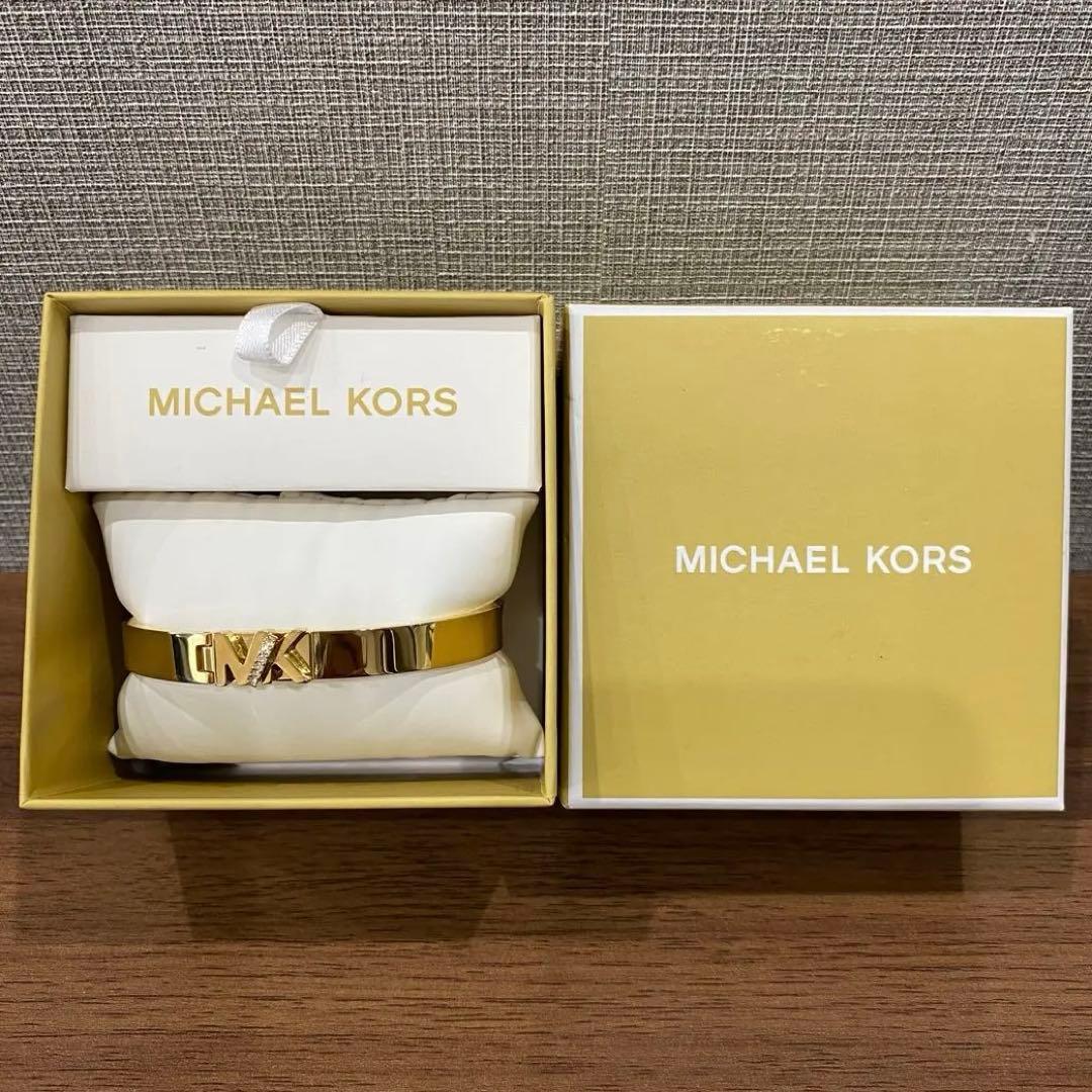 【MICHAEL KORS】女士金色汉密尔顿手镯