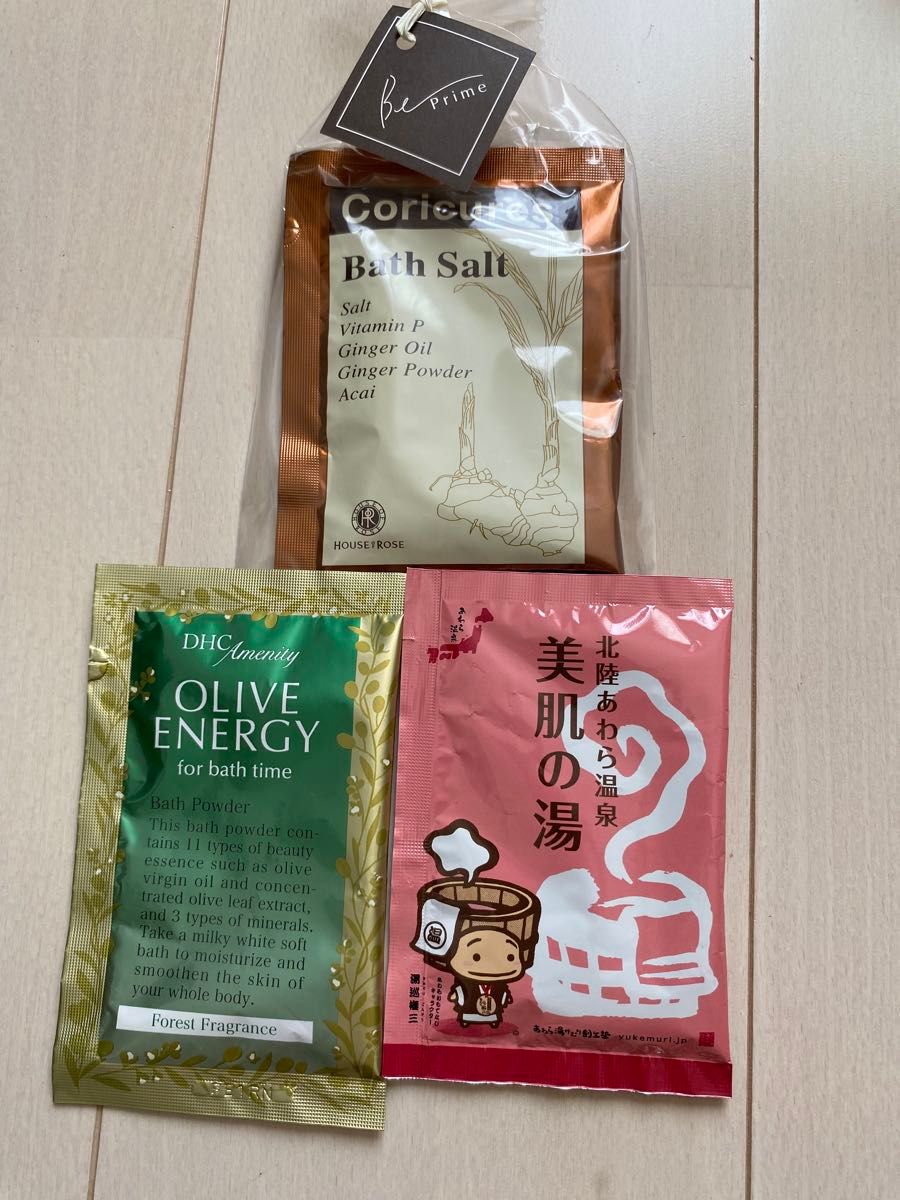 入浴剂 3种 atcosme 内在护理 HOUSE OF ROSE