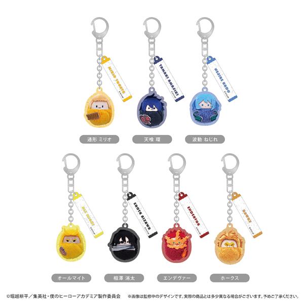 【免费送货】2026/09发售 [商品]/我的英雄学院胡桃钥匙圈vol.3 BOX【木薯】