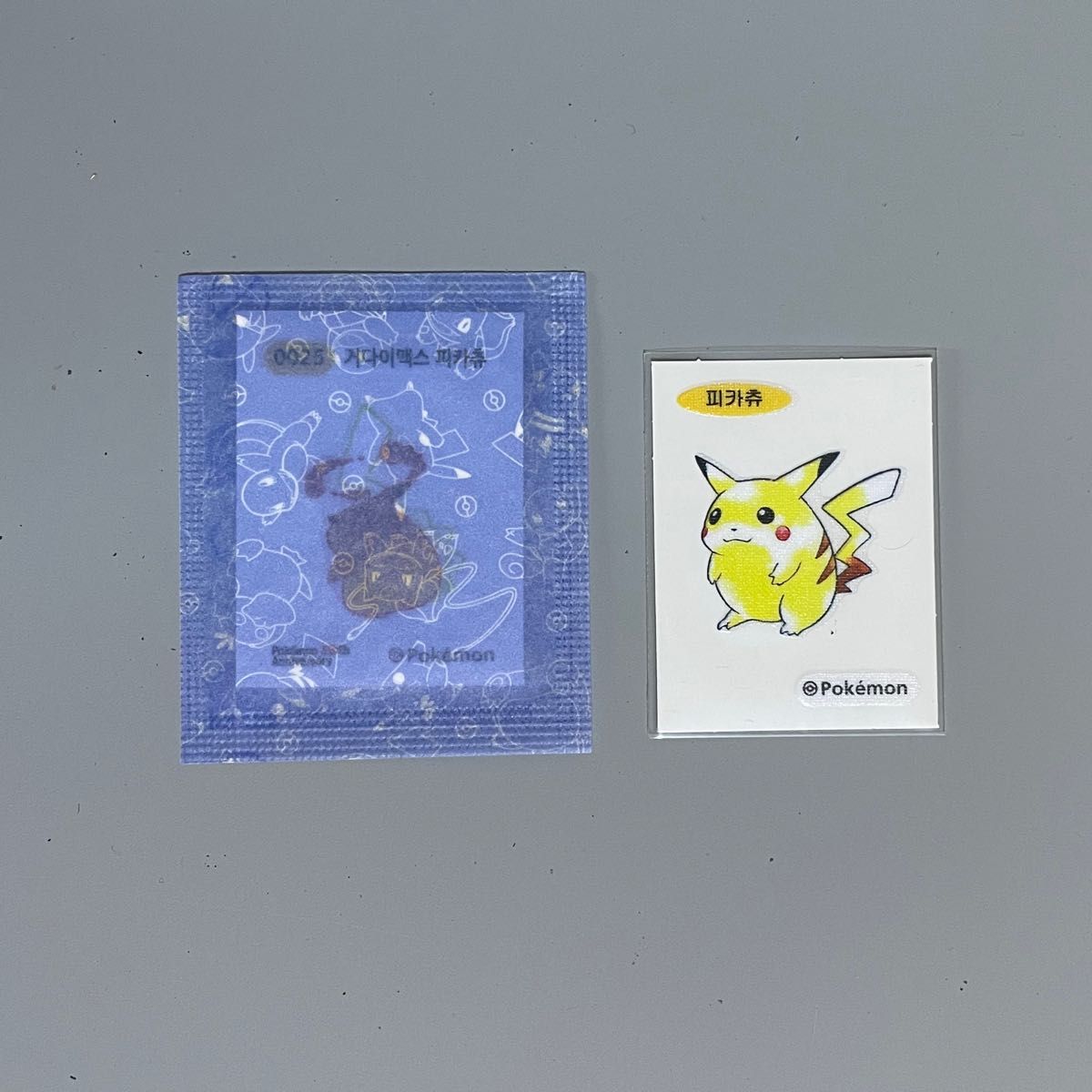 宝可梦面包贴纸 皮卡丘 宝可梦 超极巨化 韩国 30周年 宝可梦面包贴纸