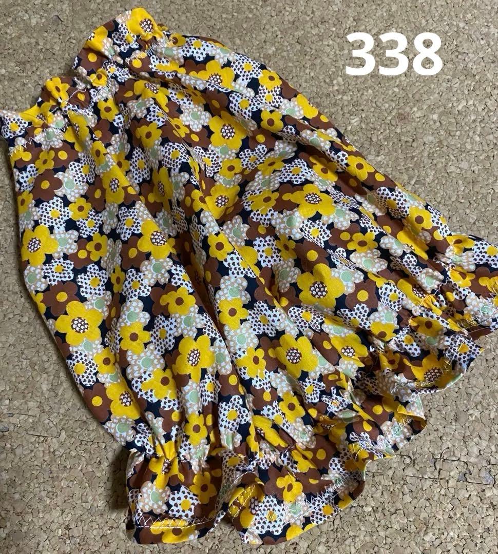 狗狗衣服 手工制作 花卉图案 气球连衣裙 M码左右