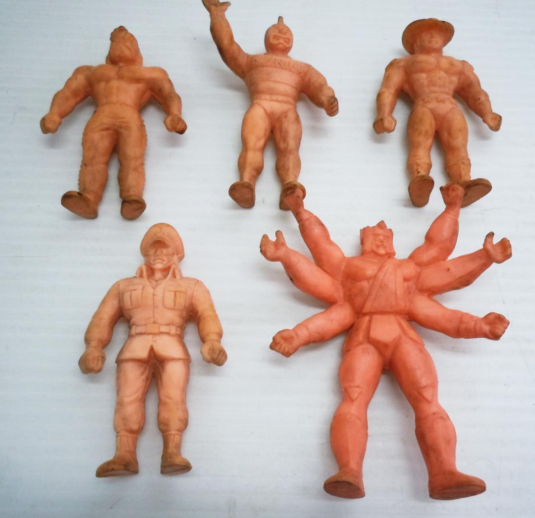 Kin Eraser Large Eraser 5-Piece Set Kinnikuman Pale Orange Bundle Sale