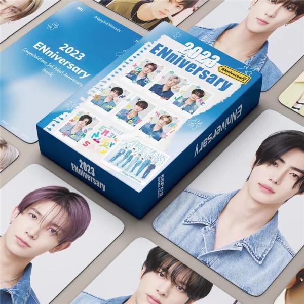 ENHYPEN周边商品 照片卡 55张套装 交易卡 ENHYPEN 全员照片卡 K-POP 韩国偶像 2023 ENniversary 应援小物 LOMO卡片