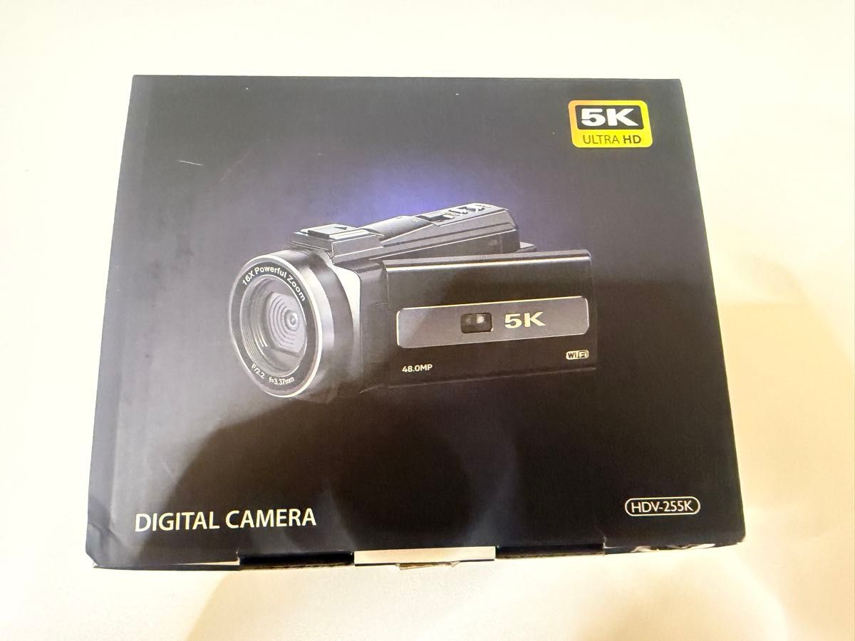 5K ULTRA HD DIGITAL CAMERA HDV-255K 48.0MP WiFi 64GB 带卡