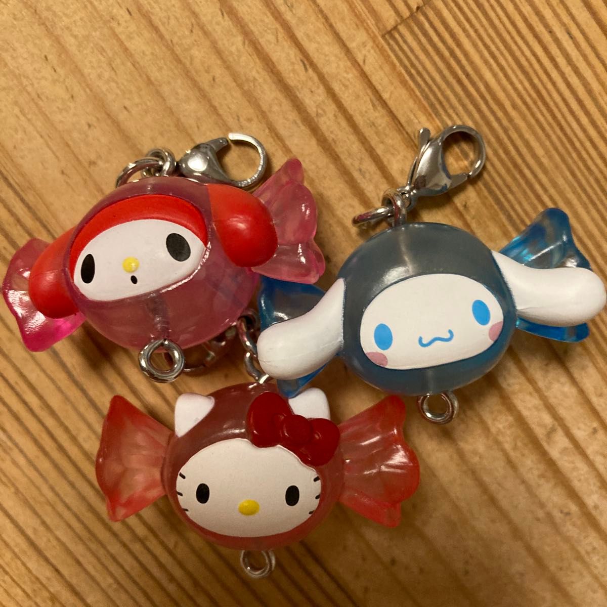 Sanrio Connectable Candy Charm 3-Piece Set My Melody Kitty Cinnamoroll