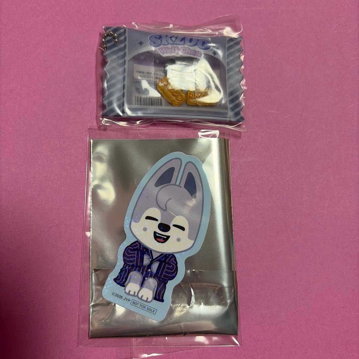 Stray Kids SKZOO Wolf Chan banchangumi丙烯酸魅力 & 模切贴纸套装