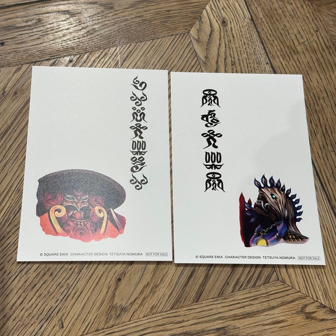 FF10 FFX 展览 幻光之记忆 明信片 阿尼玛 保镖