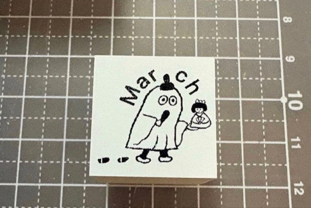 NicoRecipe Stamp March Hinamatsuri Hinamatsuri Ghost Kobake Obake Hina Doll
