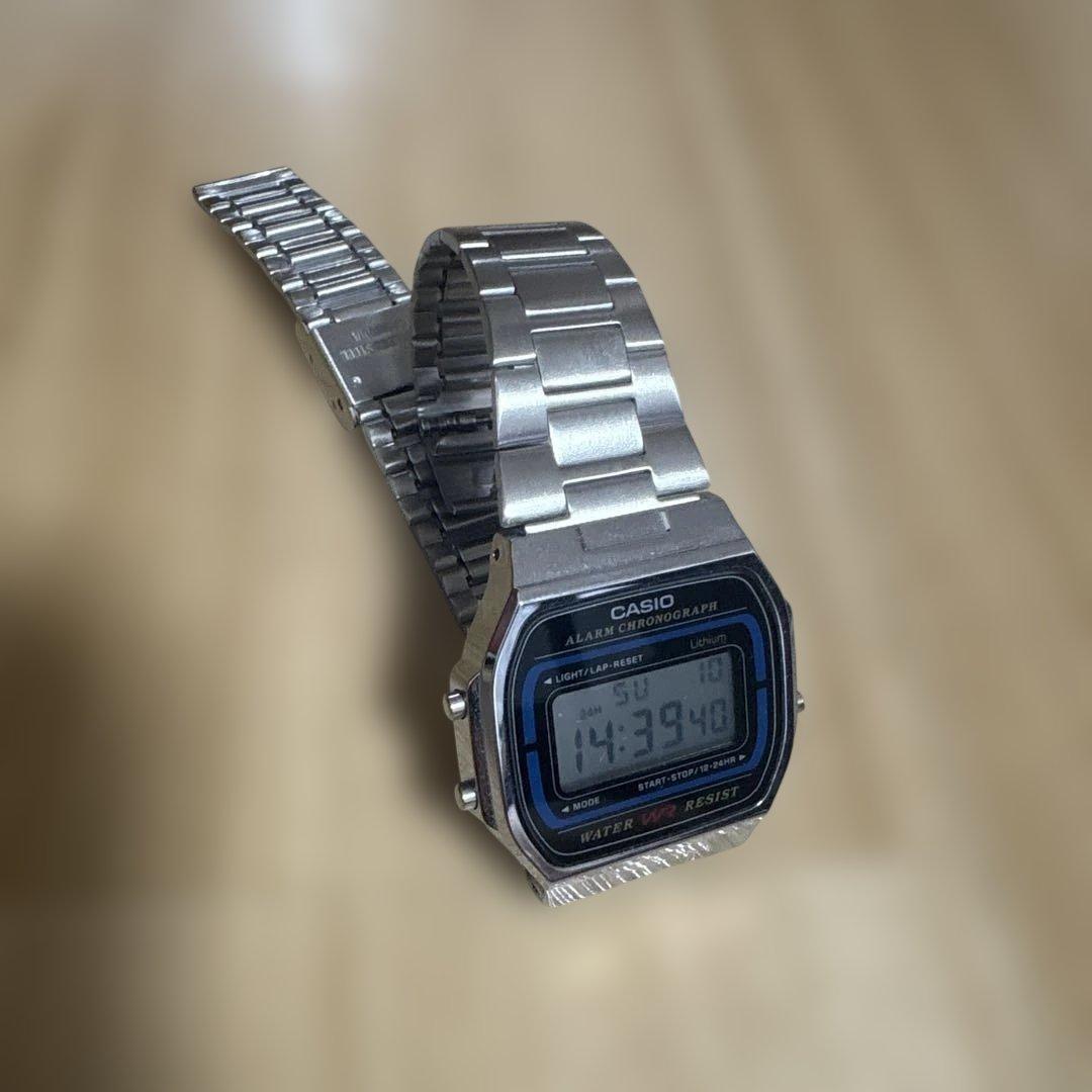 CASIO Digital Wristwatch Silver A164W Chipkashi