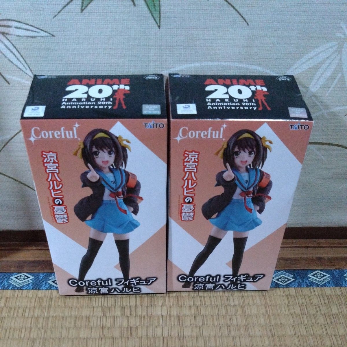凉宫春日的忧郁 Coreful 手办 凉宫春日 2个套装 Taito