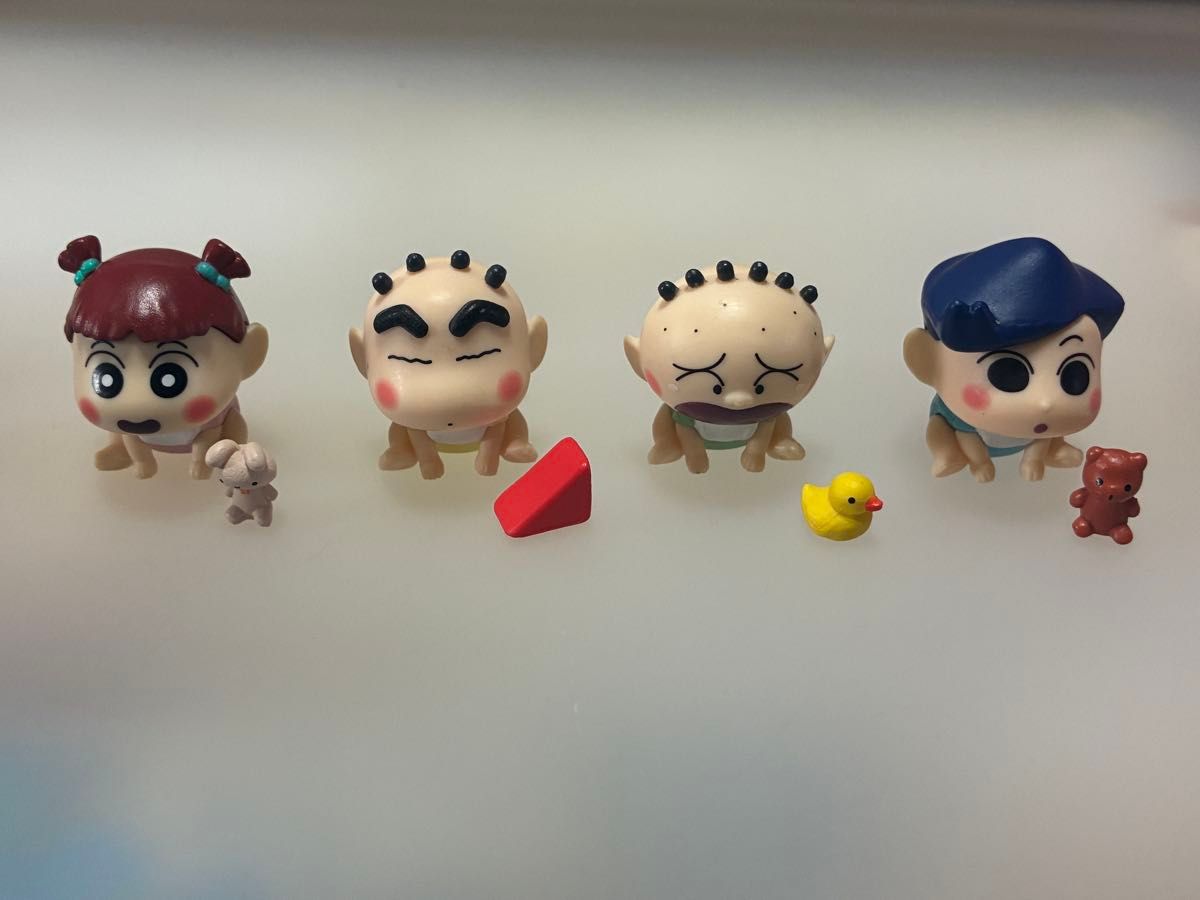 Crayon Shin-chan Town Adventure 5 Figure 4-Piece Set Semi-Complete Mascot