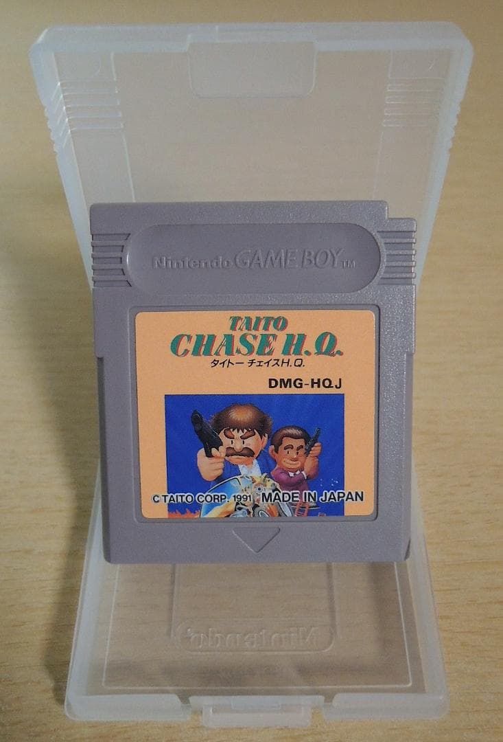 GB Game Boy software, Taito, Chase H.Q. <Functionality confirmed> Includes case