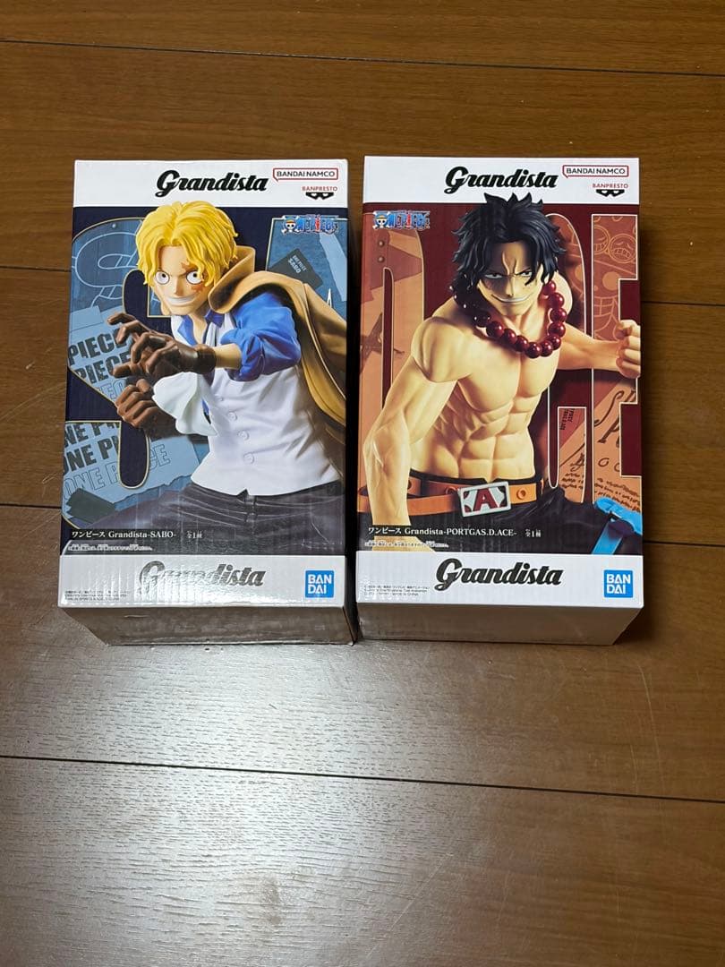 【手办】海贼王 Grandista 萨博 艾斯 套装