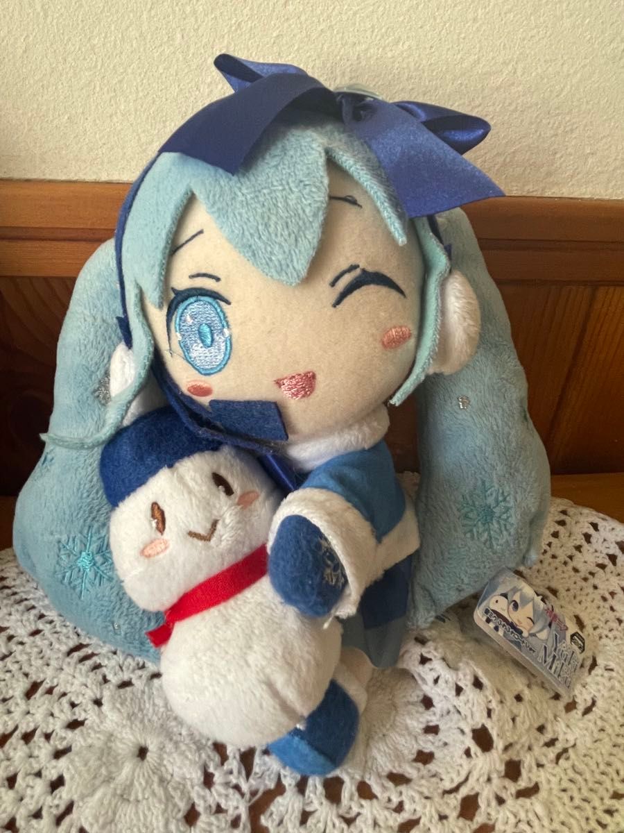 雪未来毛绒玩具 SNOW MIKU 2012 蓬松外套版 初音未来