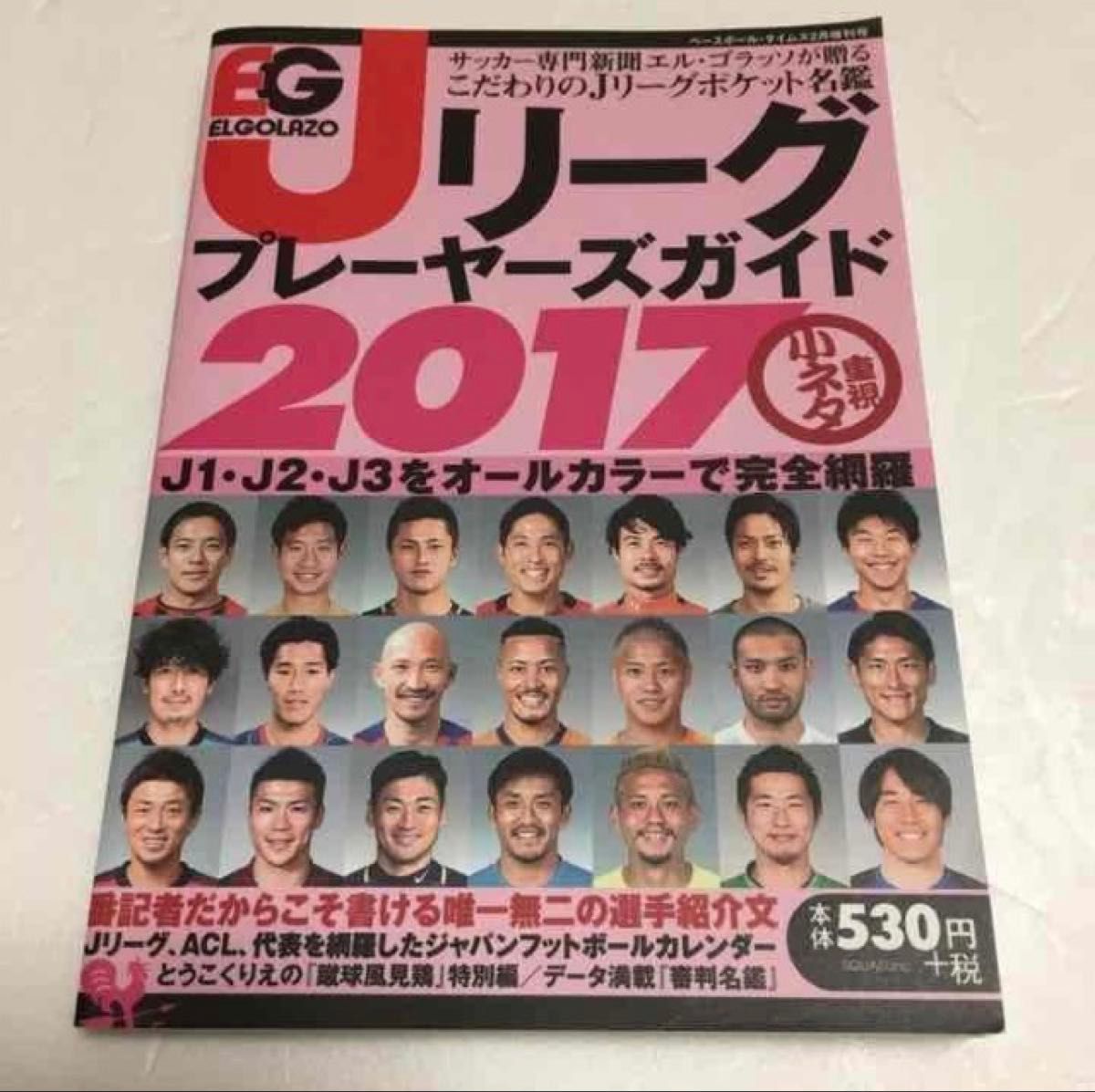 未读未使用品 埃尔戈拉索 J联赛球员指南2017(杂志)