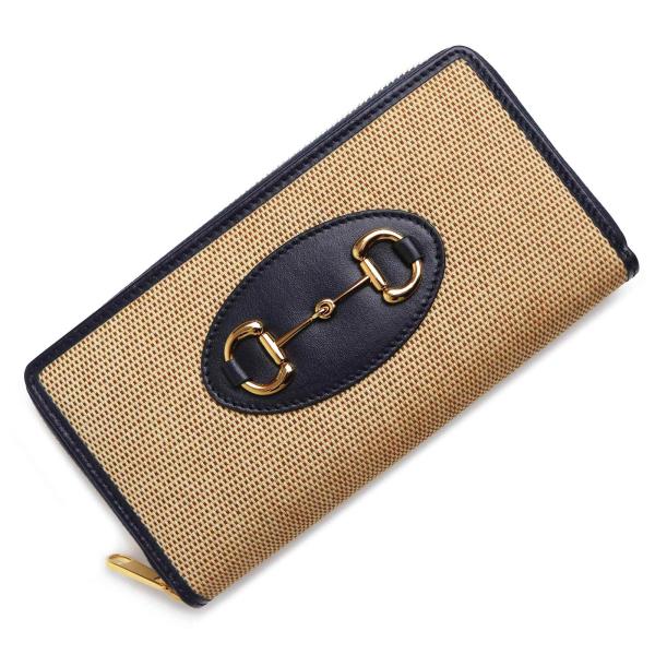 (新品 · 未使用品)GUCCI gucch 621889 1955软管比特日本限定激光vintage cambass base暗奈比回合拉链长钱包