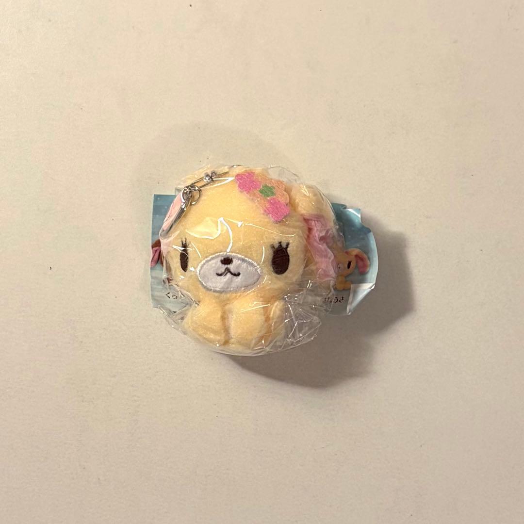 扭蛋 Sanrio Sugar Bunnies 毛绒钥匙扣 花兔