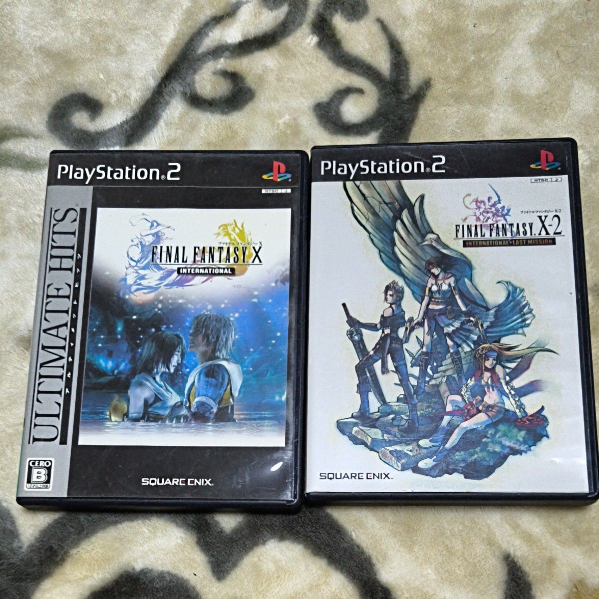 PS2 ファイナルファンタジーX インターナショナル & X-2 インターナショナル+ラストミッション 2本セット