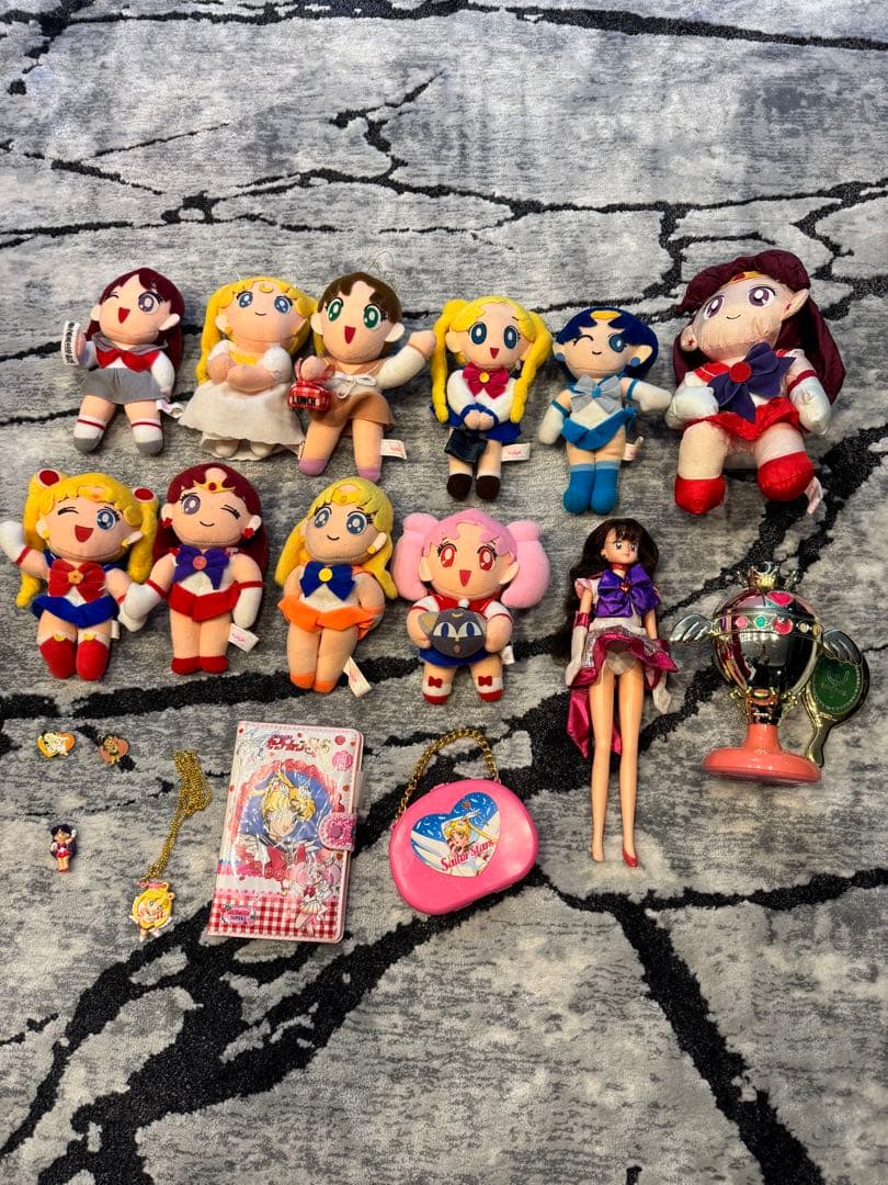 美少女战士 毛绒玩具 徽章 周边商品 打包出售