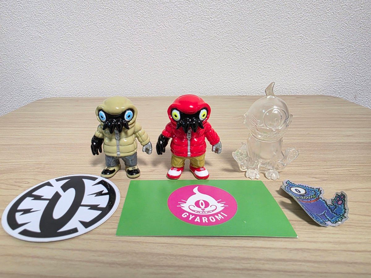 GYAROMI ギャロミ VAG One Up.限定 クトゥルフオイド ギャロミちゃん クリア指人形 ソフビ 3体セット