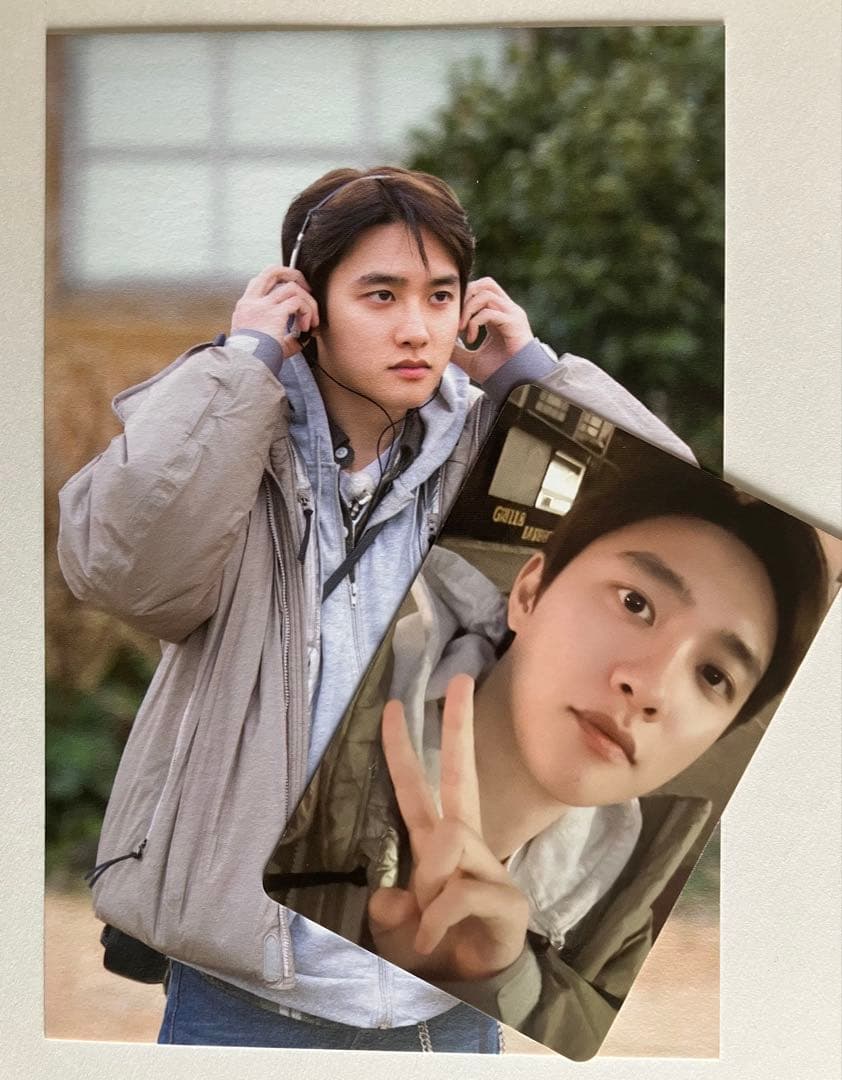 EXO 京秀阿弥陀世界旅行明信片&小卡 D.O .