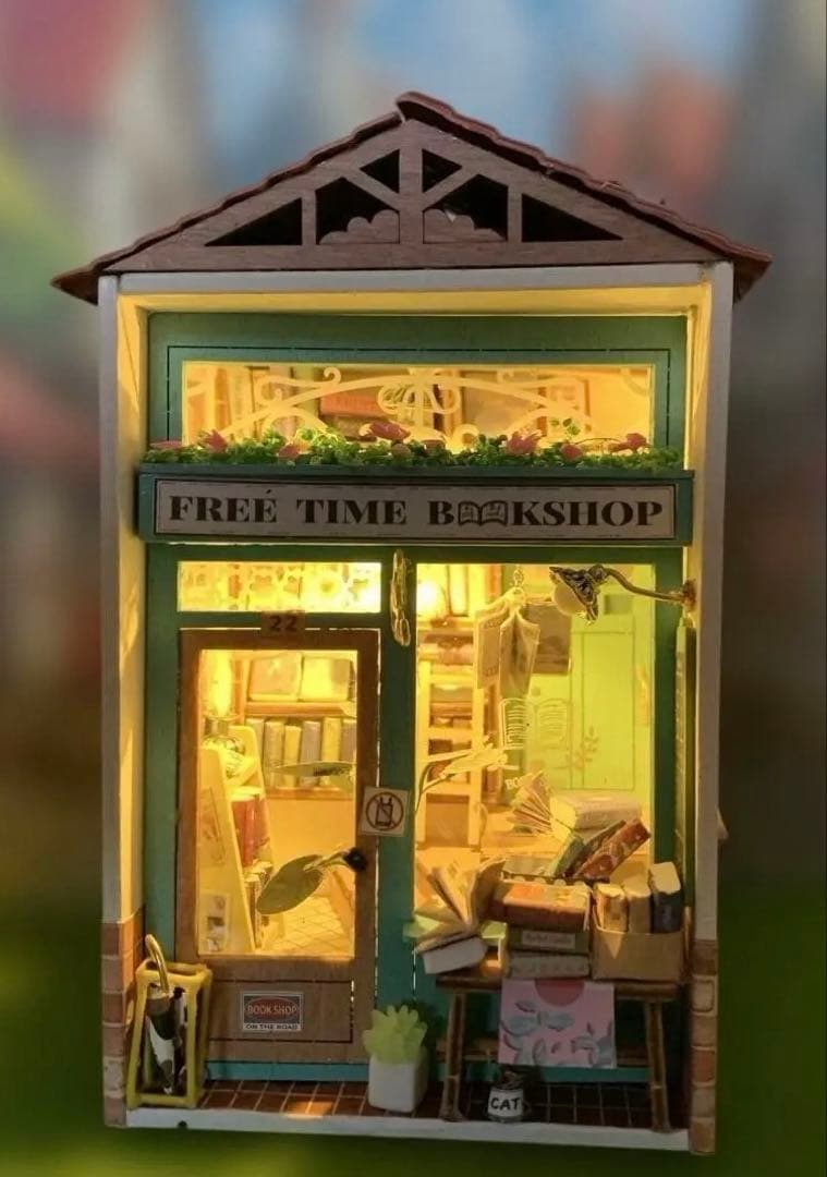 成品 迷你屋 书店