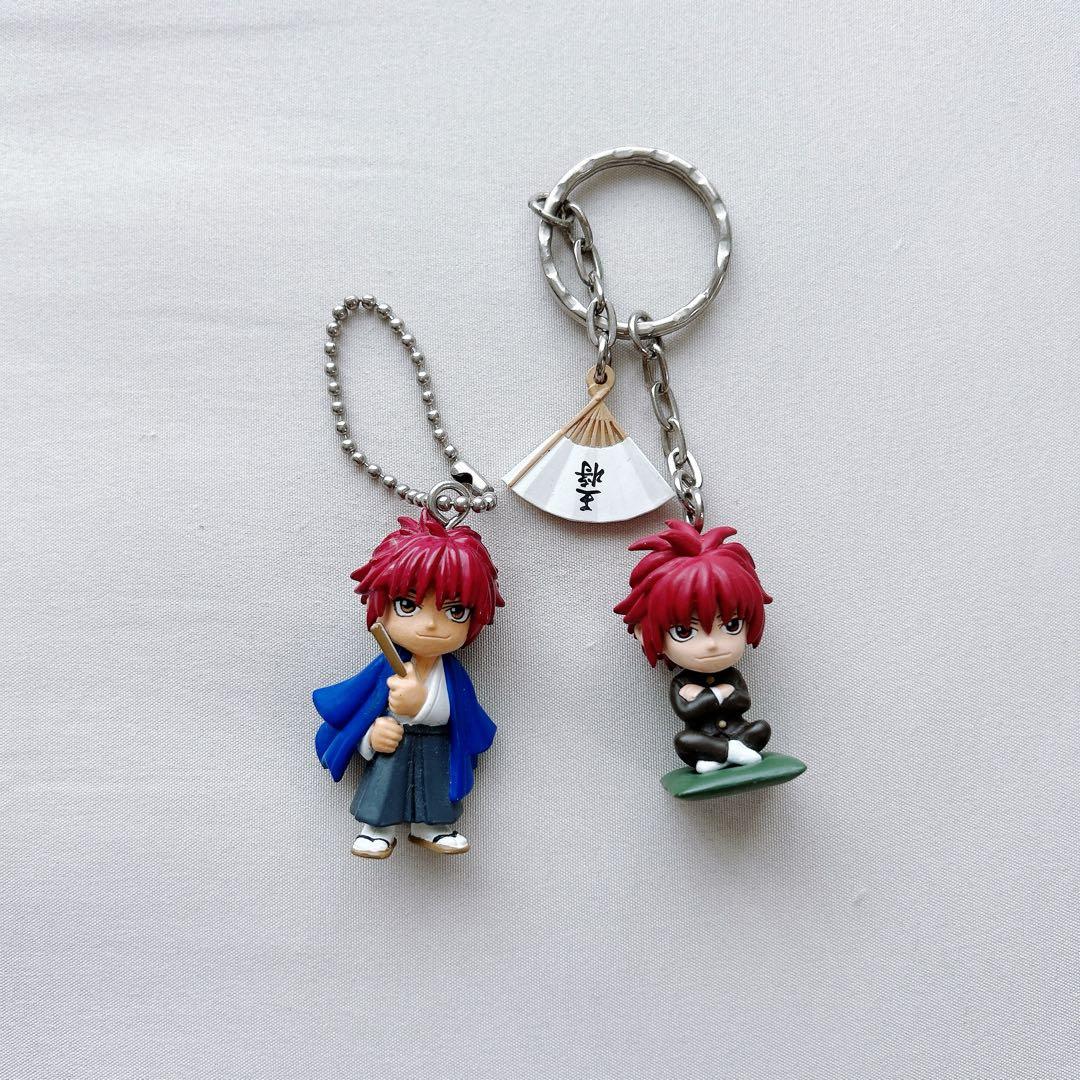 Hikaru no Go Kaga Tetsuo Figure Keychain 2-Piece Set