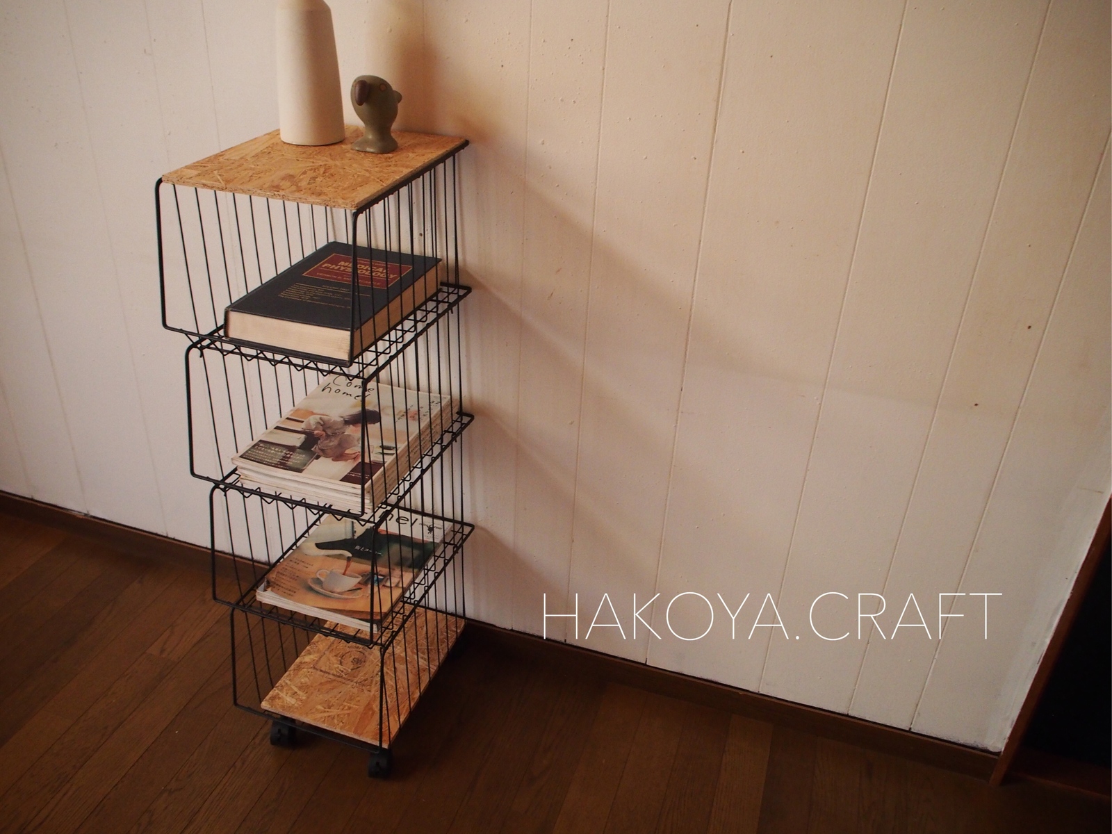 71.Iron BasketWagon 带轮厨房推车/紧凑型/露营/户外/铁艺