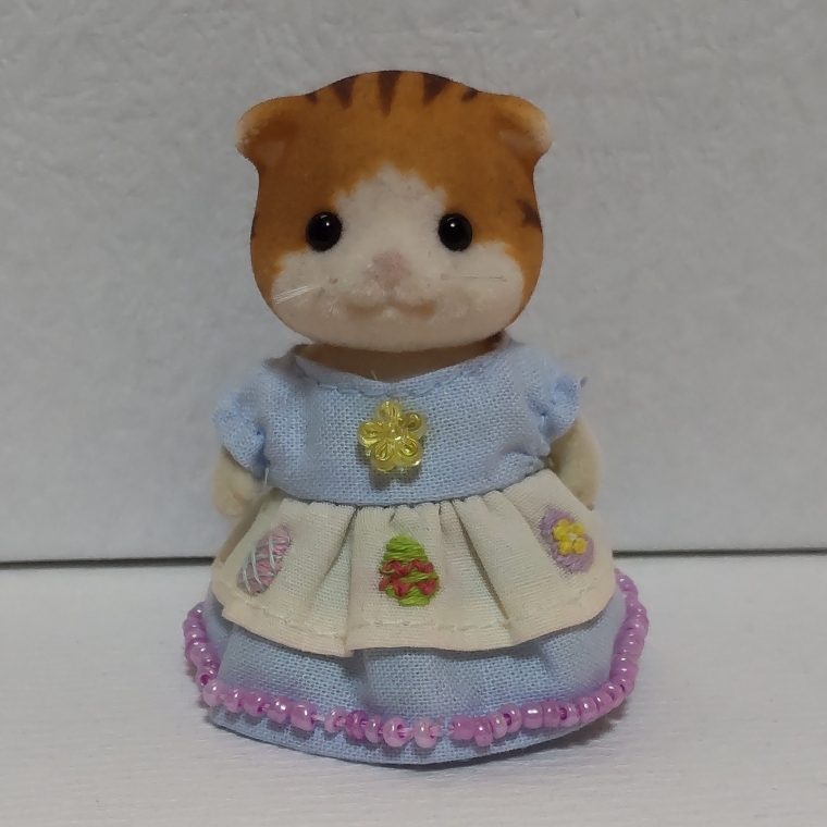 Sylvanian Families女童复活节连衣裙 萨克斯蓝