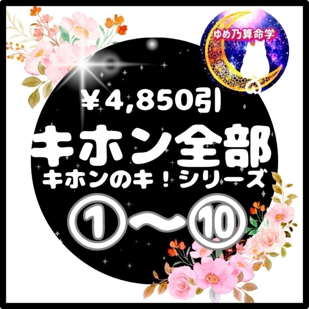 【¥4,850引】ゆめ乃算命学キホン全部セット レベル1~4