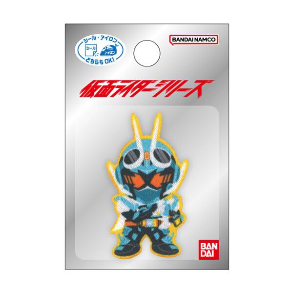 仮面ライダー ガッチャード ワッペン シール・アイロン両用 ワッペン 4.5×2.6cm 通園グッズ 目印 人気 ヒーロー パイオニア [01] 〔合計1100円以上で購入可〕