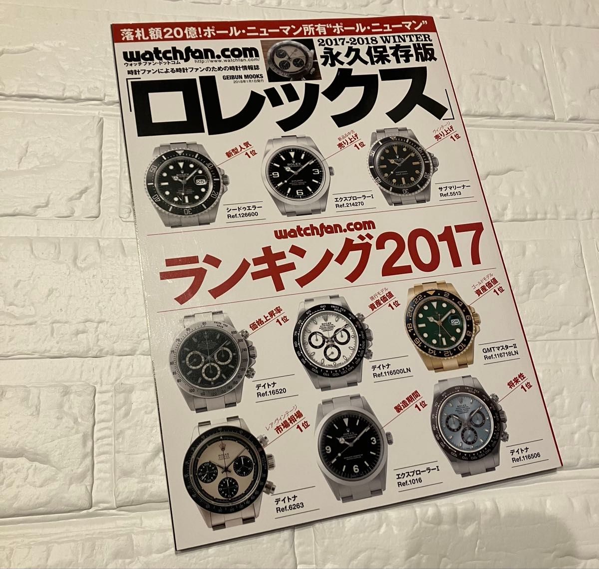 永久珍藏版 劳力士 2017-2018 冬季 手表爱好者 包邮 保罗·纽曼 劳力士专业杂志 ROLEX