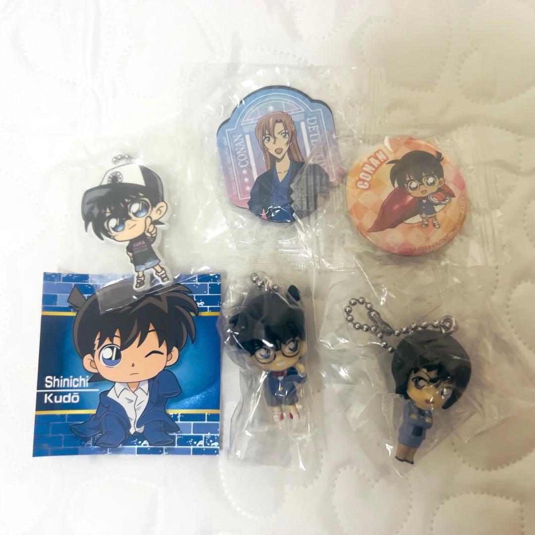 Detective Conan Goods Sticker Can Badge Magnet Keychain